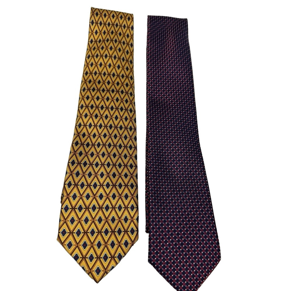 Lot (2) JoS. A. Bank Signature Executive Collection 100% Silk Men Ties